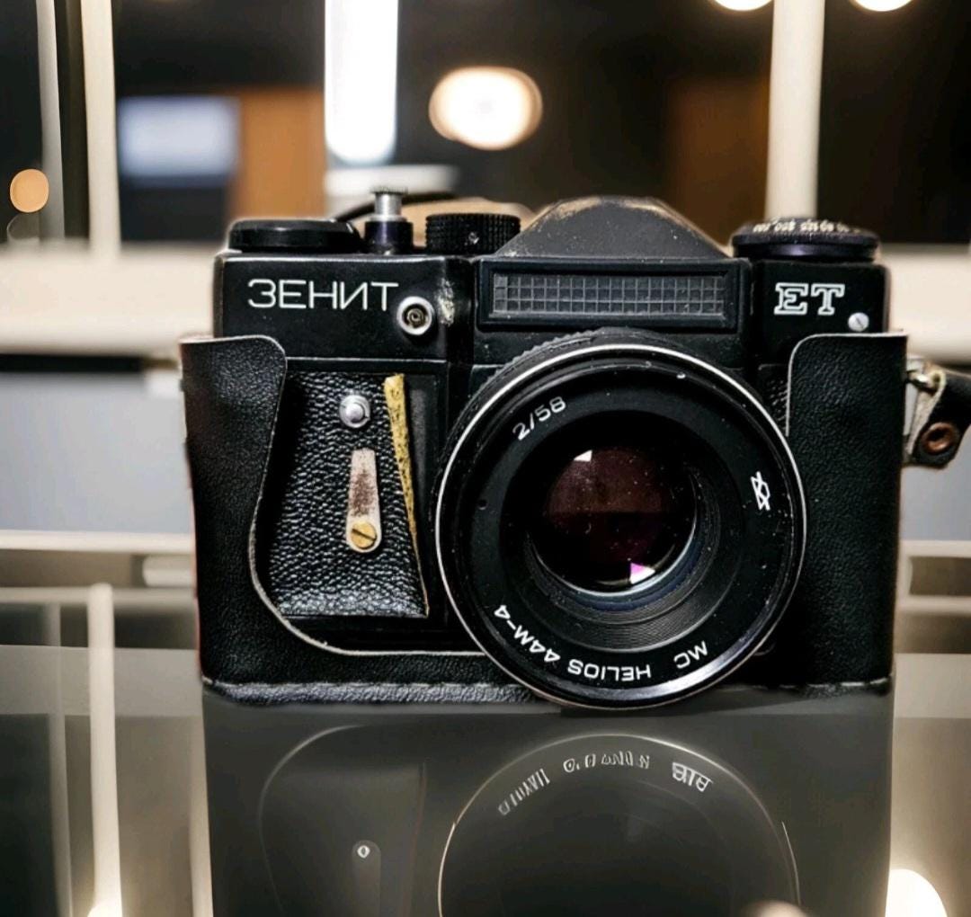 URSS 3EHNT ET Appareil Photo Zenit Helios 44M-4 F2/58mm With