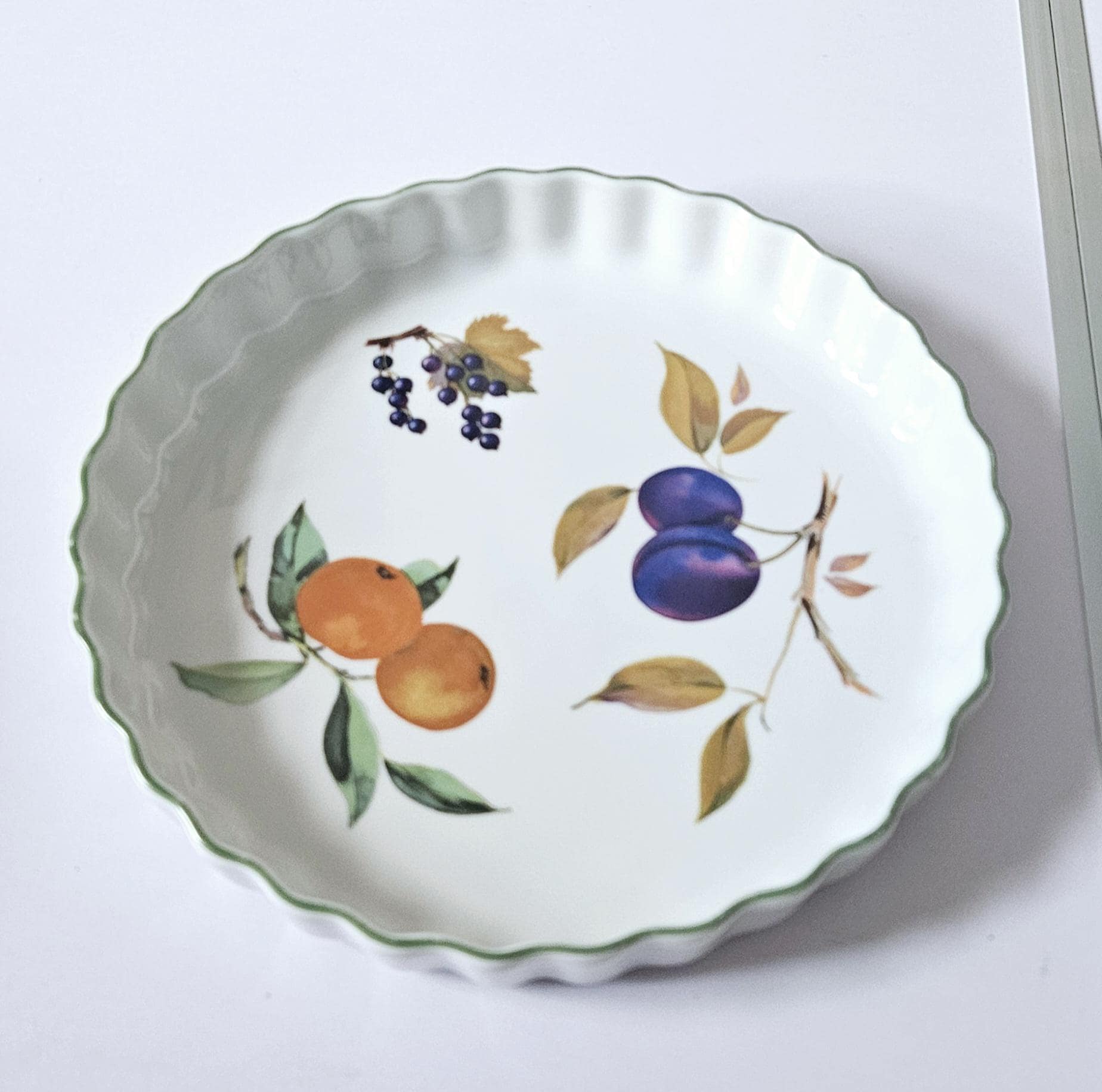 ロイヤルウースター　エベシャム　ゴールドキッシュディッシュ　お皿　大皿 ロイヤルウースター エベシャム ゴールドキッシュディッシュ お皿 大皿