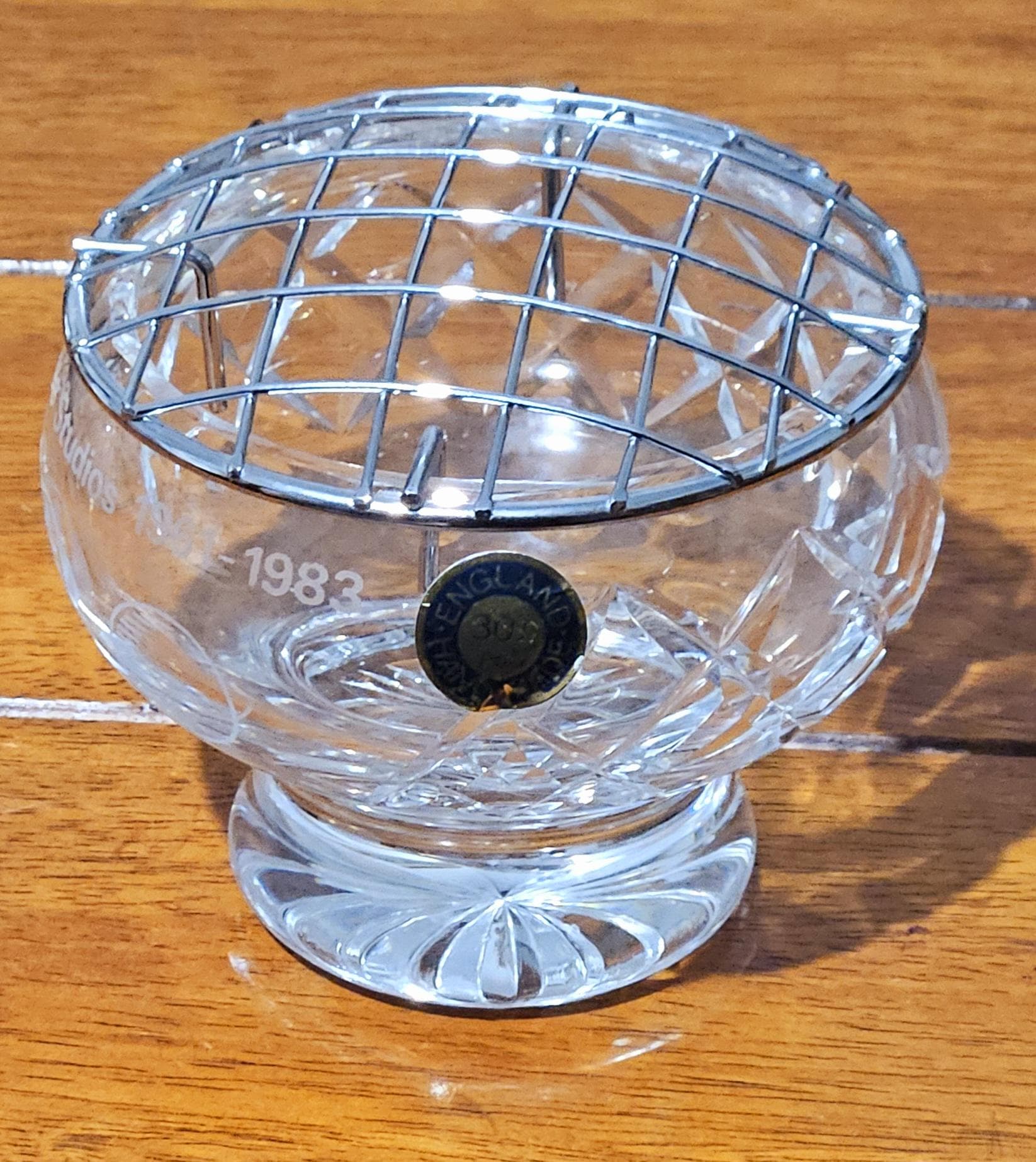 高島屋 english  brierley crystal Royal Brierley Crystal Vase - Etsy