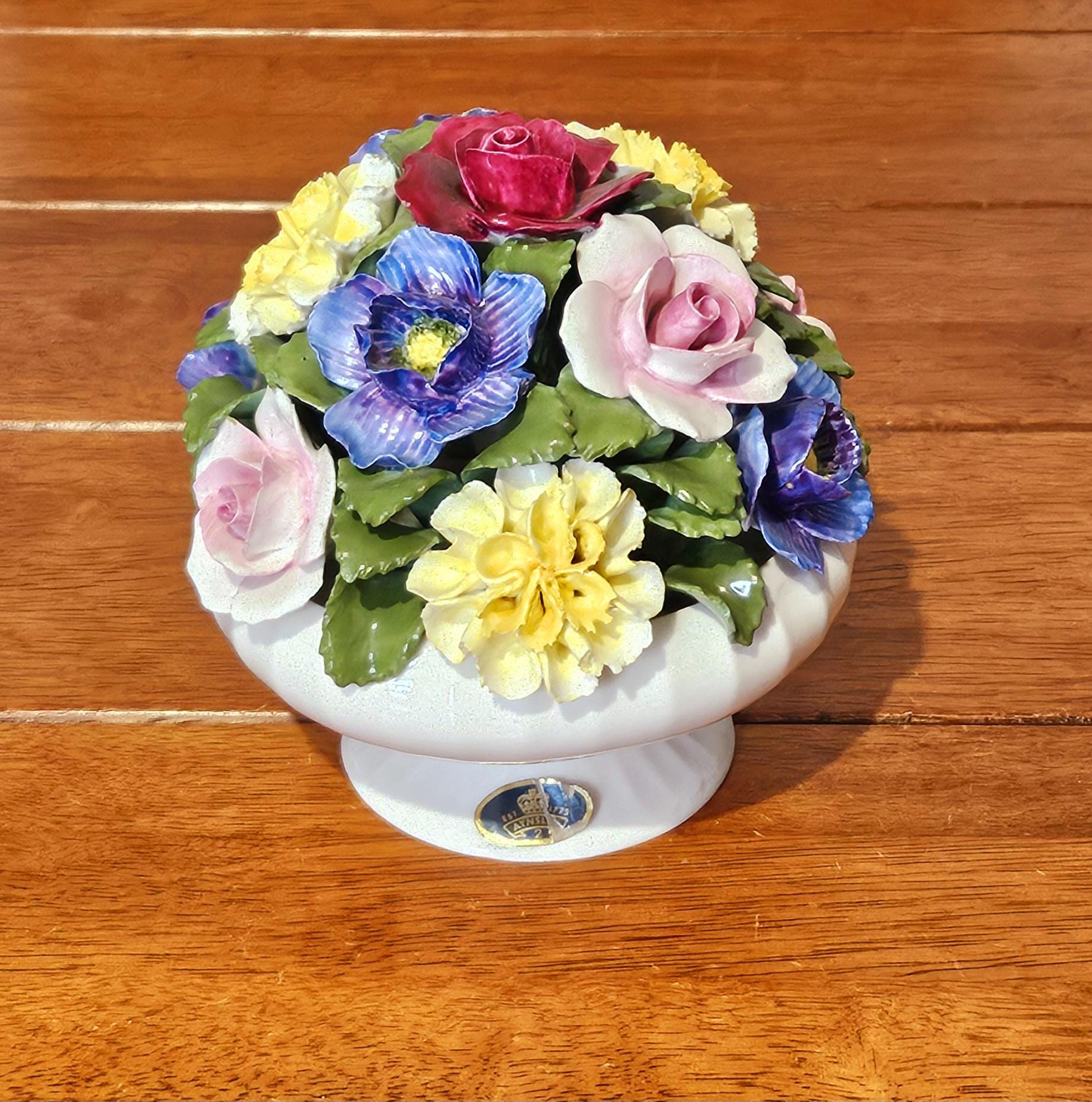 Vintage Porcelain Flowers England - Etsy
