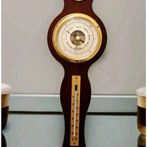 Staiger West Germany Barometer Hygrometer & Thermometer 45cm Weather Station VGC