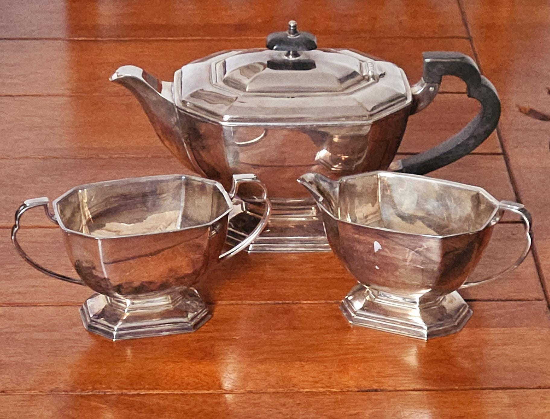 James Dixon & Sons Sheffield Antique Silver Plated Coffee Pot and