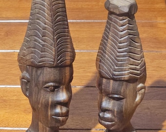 マコンデ彫刻、手彫りの木製アート像 - Etsy 日本