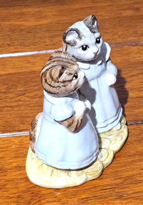 Beatrix Potter Mittens & Moppet Figurine - Royal Albert, England