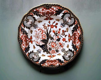 ロイヤルクラウンダービー　伊万里　オーバルプレート　ディナープレート ロイヤル・クラウン・ダービー伊万里ディナープレート：コバルト