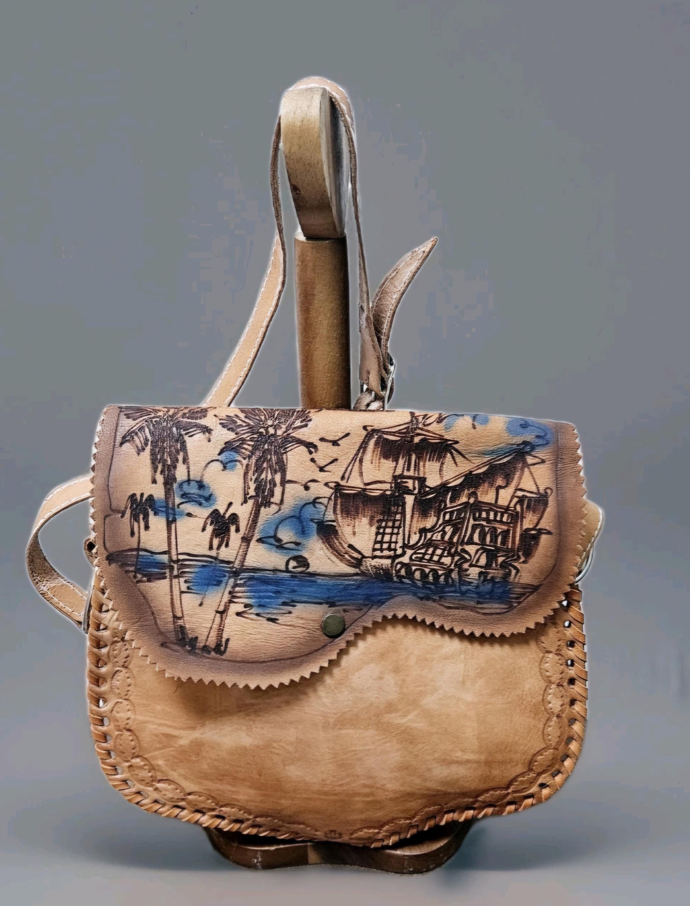 Vintage Saddle Bag - Etsy UK
