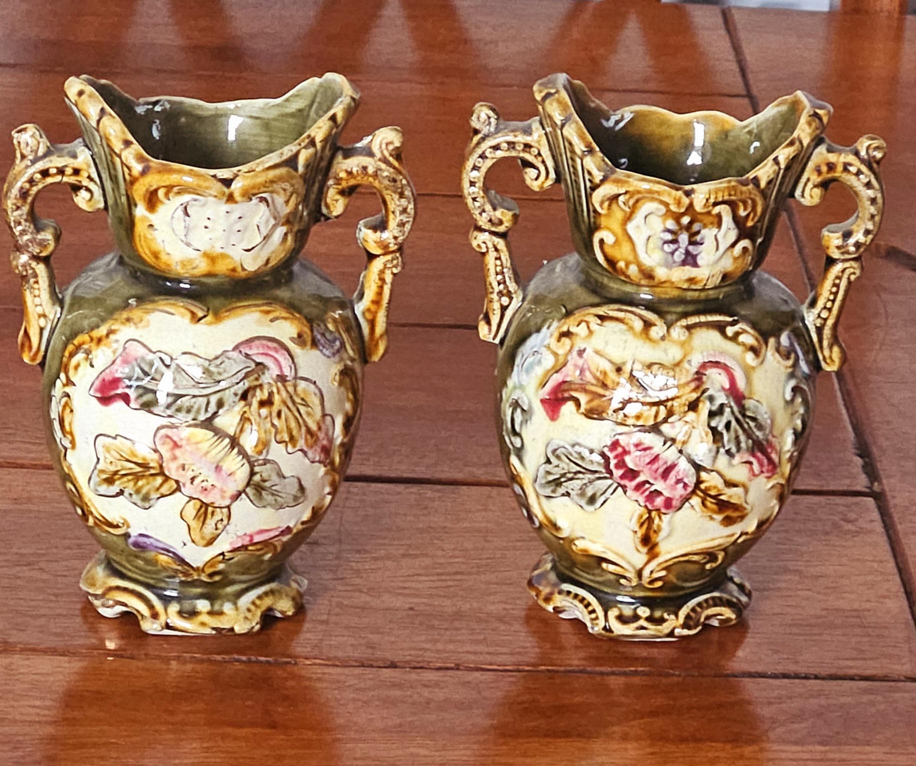 Majolica vase - Etsy 日本