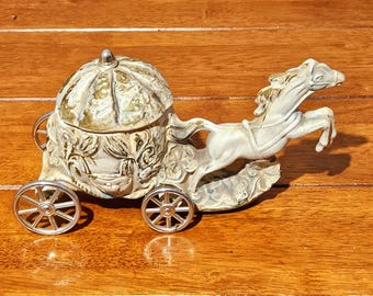 ヴィンテージ イタリアン ベルガー 馬車 小物入れ、パール光沢