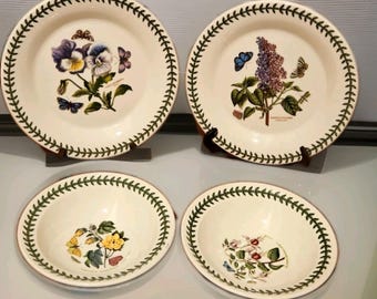 Portmeirion Botanic Garden – Set Di 2 Ciotole Ovali In Porcellana Fine (20.3cm E 22.9cm)