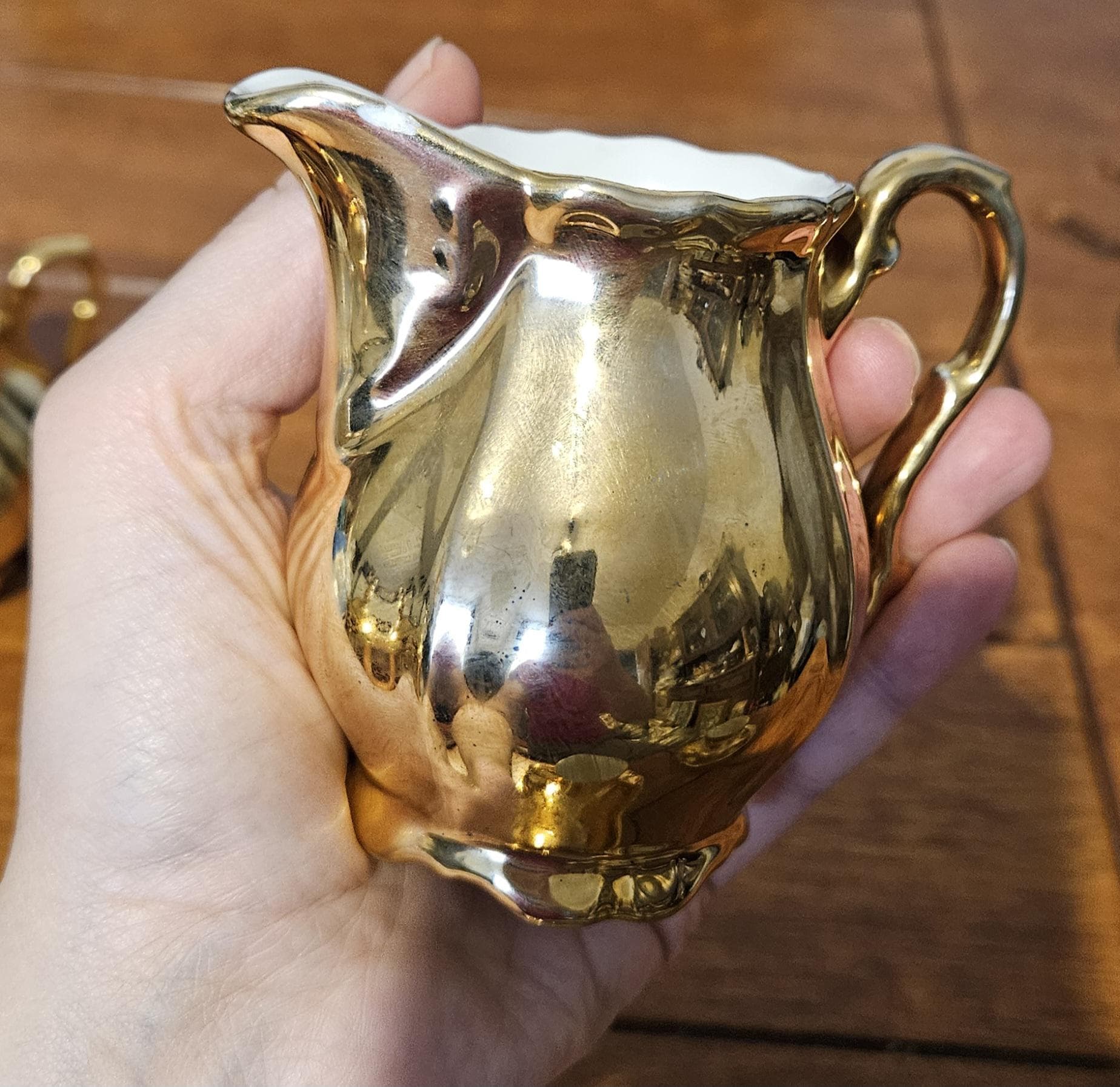 Vintage Gold Lustre Winterling Marktleuthen Bavaria Porcelain Tea
