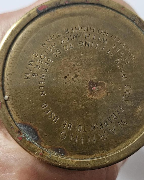 Cambrian Brass Miners Oil Safety Lamp Lantern Made in Wales Swing