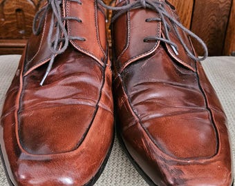 Buy Barneys NY Co-op Oxford Dress Shoes Mens Sz 13 M Brown  display picture 2