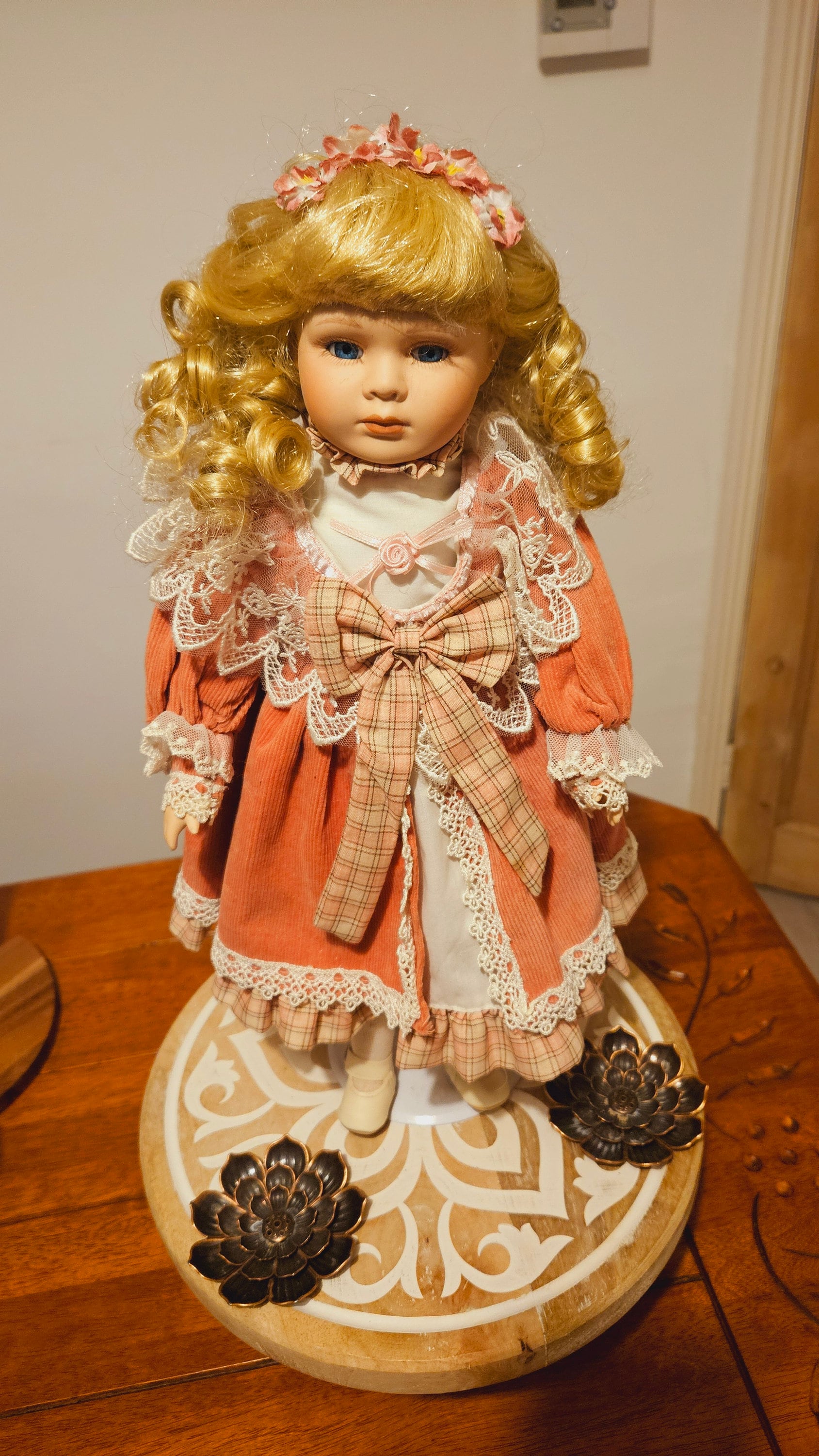 Reborn Dolls The Leonardo Collection Porcelain Baby Doll Vintage The  Leonardo Collection Porcelain Doll Nadia In Pink With