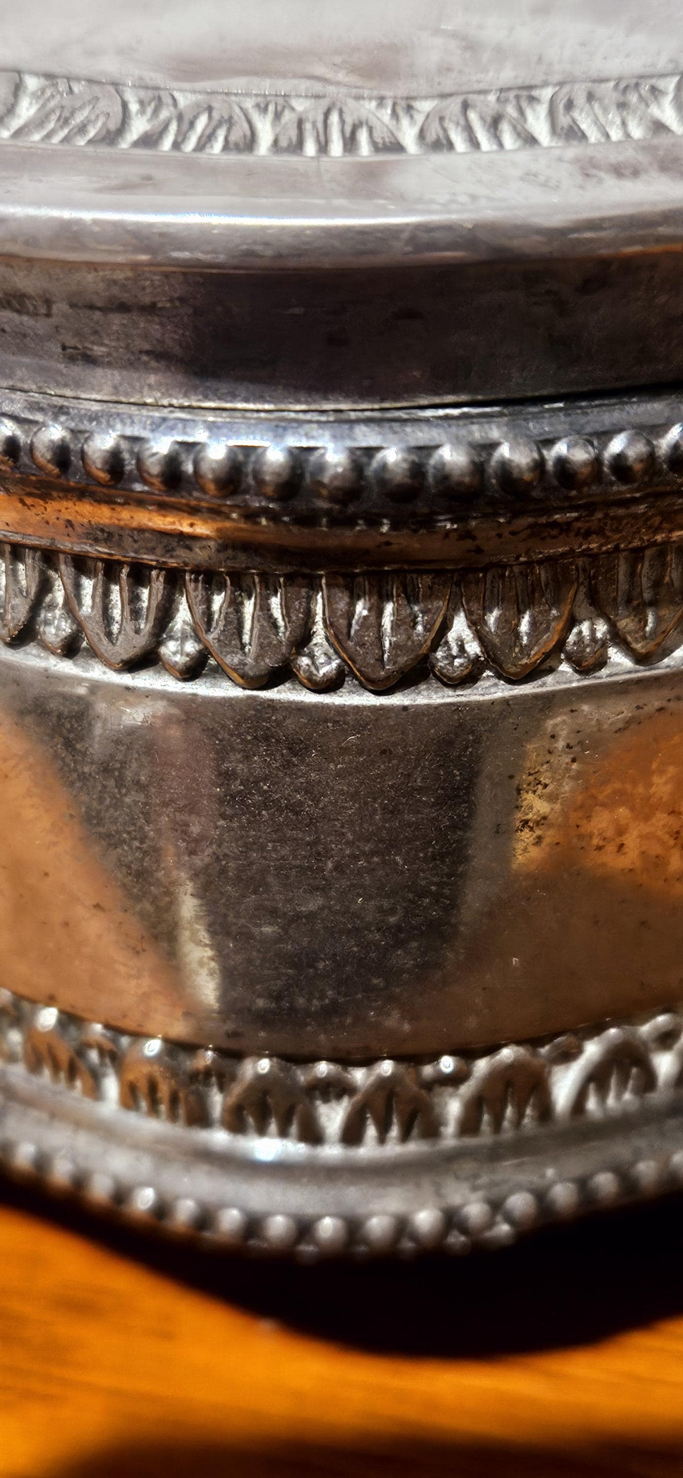 Antique Heavy Silver Plated Jewellery Box With Lion's Head Legs