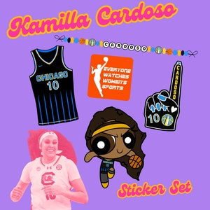 CUSTOM WNBA PLAYER Choose Your Player Sticker Set of 6 - Etsy