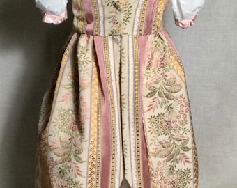 Handmade Regency Style Doll Gown