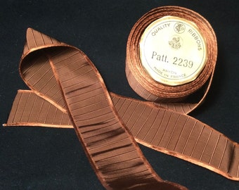 Vintage Rayon Faille  Ribbon on Original Spool