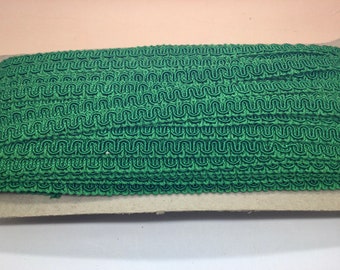 Emerald Green Scroll Braid