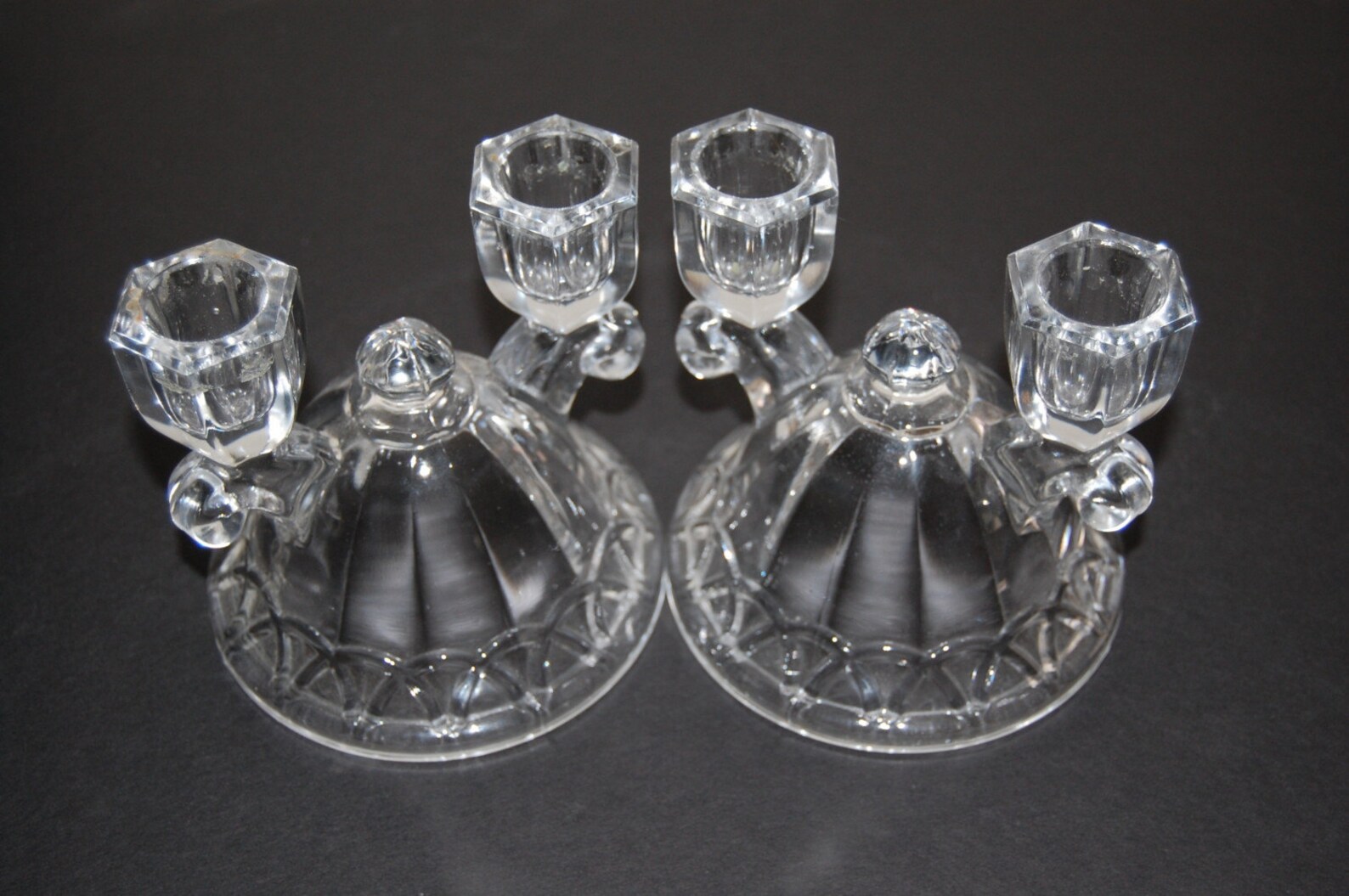 Imperial Glass Candle Holders Candle Sticks Candleabra Etsy