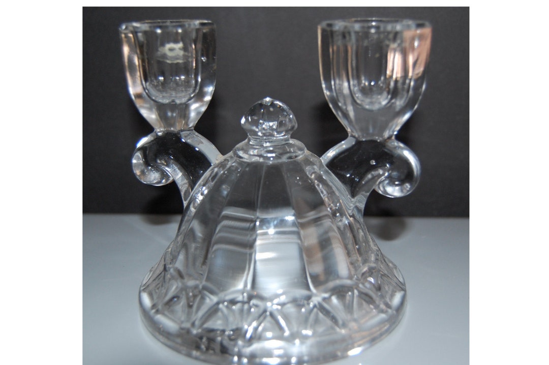 Imperial Glass Candle Holders Candle Sticks Candleabra Etsy