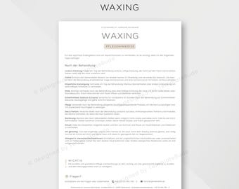 Pflegehinweis für Waxing Behandlung, Pflegetipps nach einer Waxing Behandlung