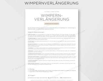 Nebenwirkungen Wimpernverlängerung, Hinweise zu Risiken und Nebenwirkungen bei Wimpernverlängerung Behandlung, Sofortdownload