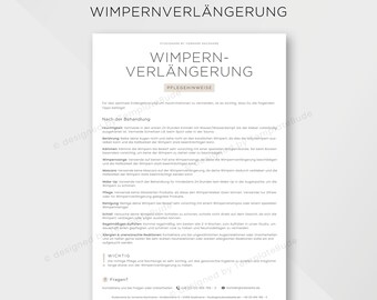 Pflegehinweise für Wimpernverlängerung, Anleitung Pflegetipps für Wimpernverlängerung