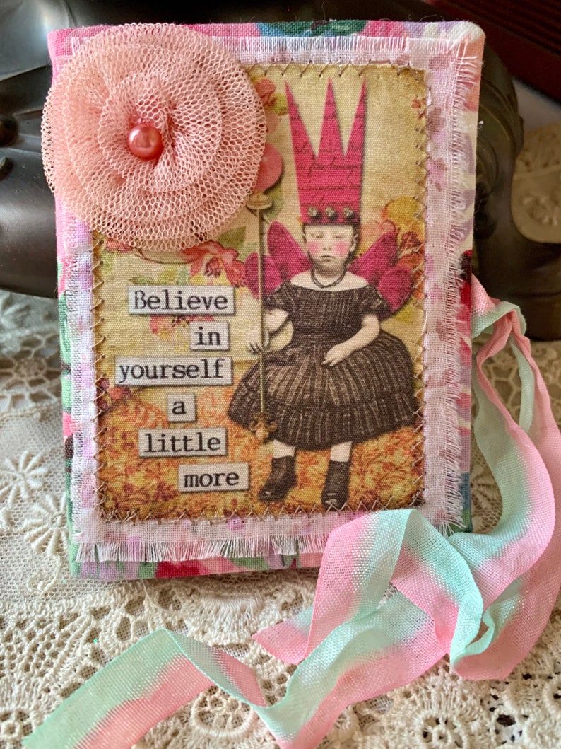 Handmade Needlebook Believe In Yourself Fairy