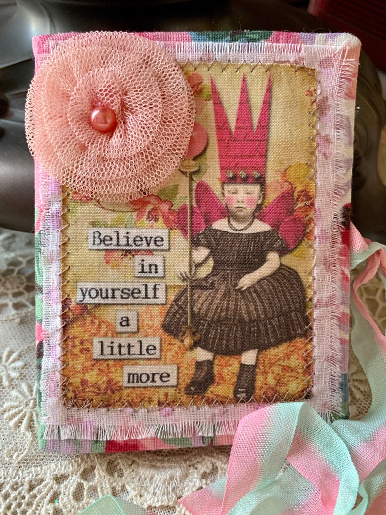 Handmade Needlebook Believe In Yourself Fairy