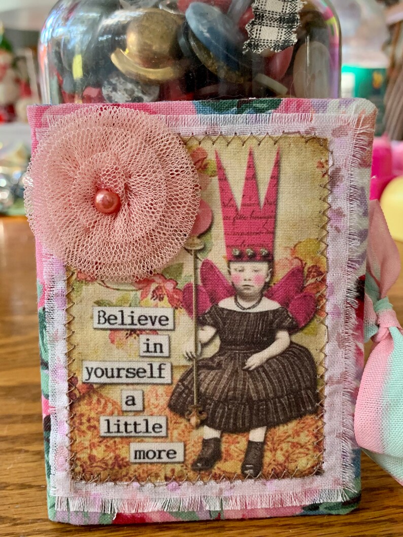 Handmade Needlebook Believe In Yourself Fairy