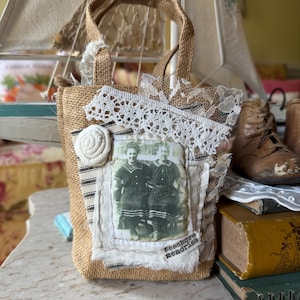 Bolsa de regalo de arpillera con recuerdos de conchas marinas, decoración náutica, regalos de verano, porta regalos para el Día de la Madre, bolsa para coleccionar conchas, decoración oceánica, vacaciones