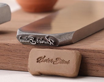 Custom Pottery Stamps, Pottery Makers Mark, Gifts For Potter, Custom Polymer Clay Stamp, Stamp for Soap, Custom Logo Stamp