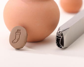 Custom Pottery Stamp for Potter, Custom Steel Stamp for Clay, Pottery Maker Gift, Gifts For Potter, Stamp for Soap, Stamp for Ceramic