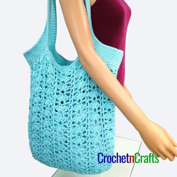 Over-the-Shoulder Crochet Bag - PDF Pattern