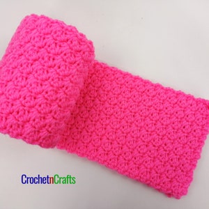 One Skein Crochet Scarf ~ PDF Pattern