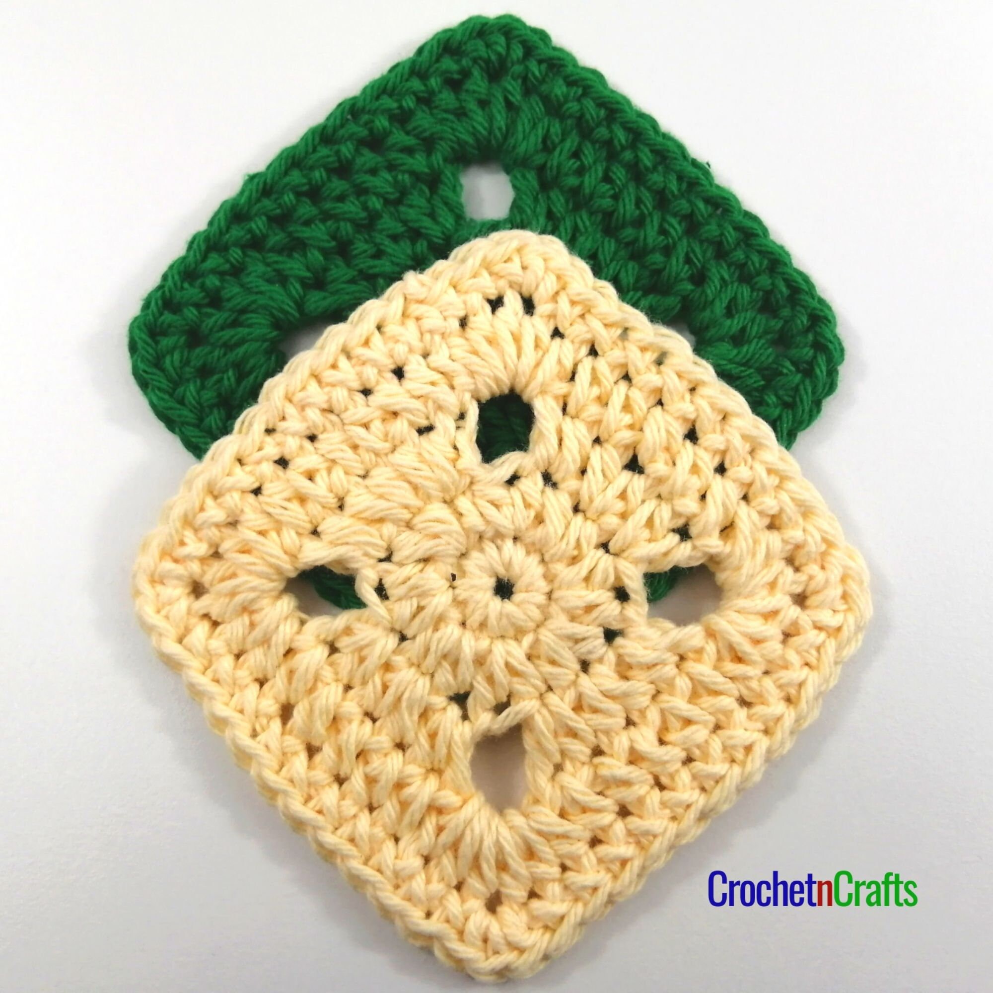 Crochet Square Coaster PDF Pattern Etsy Canada