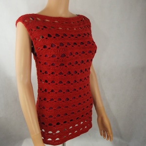 Simple Lace Summer Top ~ PDF Crochet Pattern