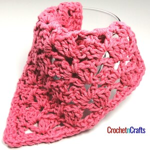Offset Shell Quick Crochet Dishcloth - PDF Pattern