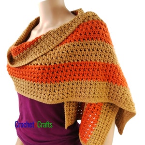 Crochet Fall Wrap - PDF Pattern