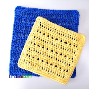 Crochet Washcloth Pattern - PDF Download