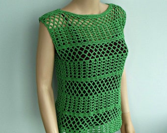 Crochet Summer Top Pattern - PDF Download