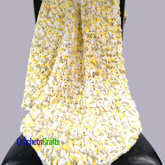 Seed Stitch Bernat Baby Blanket Crochet Pattern CrochetNCrafts