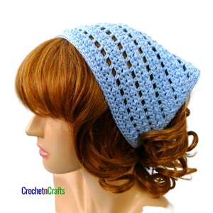 Bead and Lace Crochet Kerchief image 3