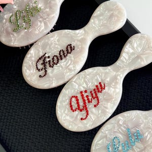 Personalized Mini Hairbrush, Custom Name Hair Comb, Beauty Accessory, Travel Comb, Party Accessories