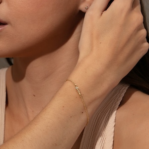 Handmade Fish Bone Chain Bracelet