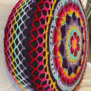 Radiating Jewel Crochet Spare Tire Tyre Cover image 3