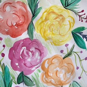 5-pack bloemen blanco ansichtkaarten