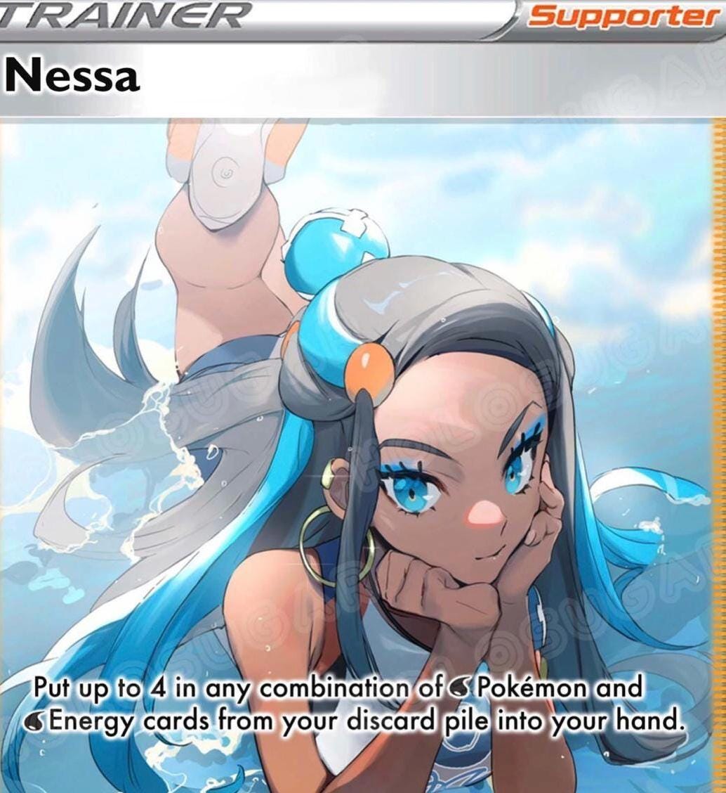 Nessa Trainer Card - Etsy