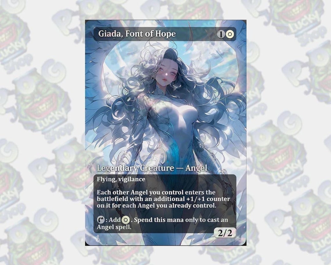 Giada,font of Hope Full Art Mtg Proxy Custom Card Holographic