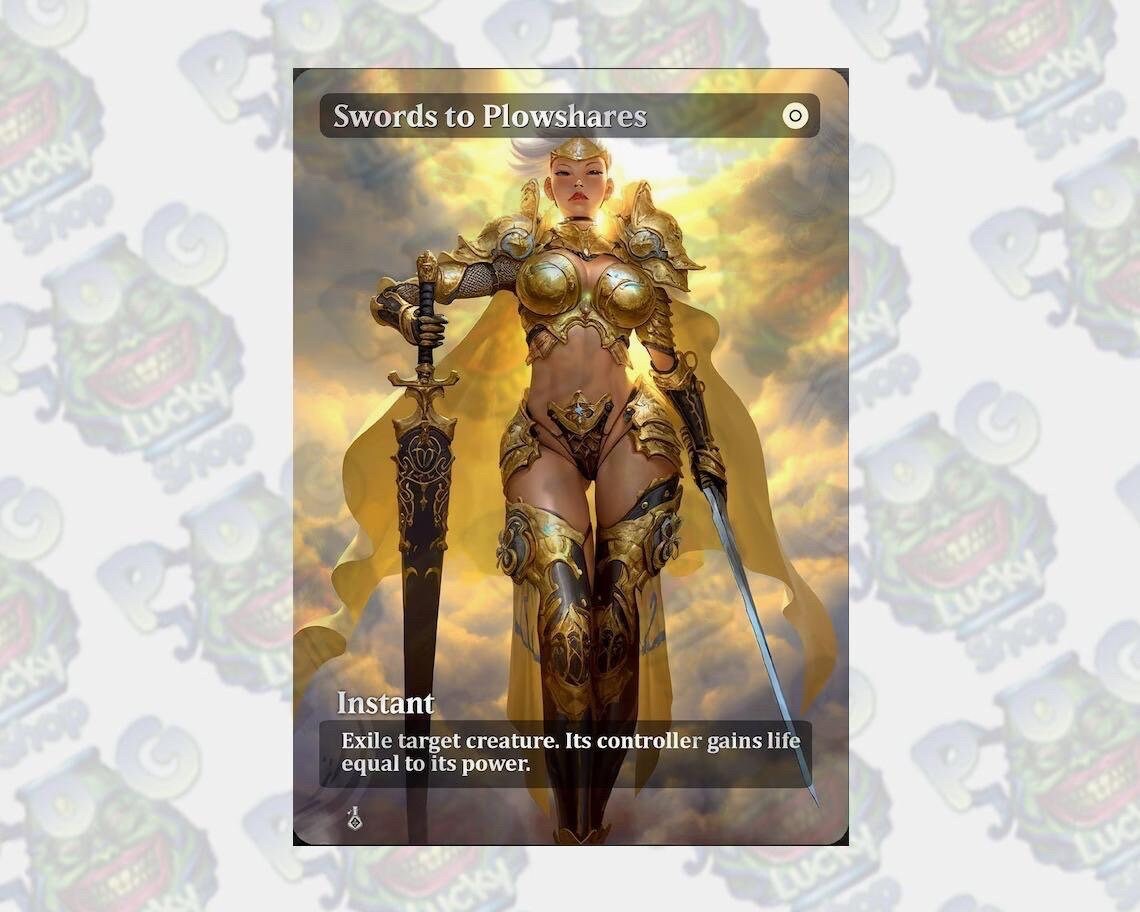 thumbnail image 2 of Swords To Plowshares (0134) - Uncommon - Tarkir Commander - MTG NM English 2 of 5